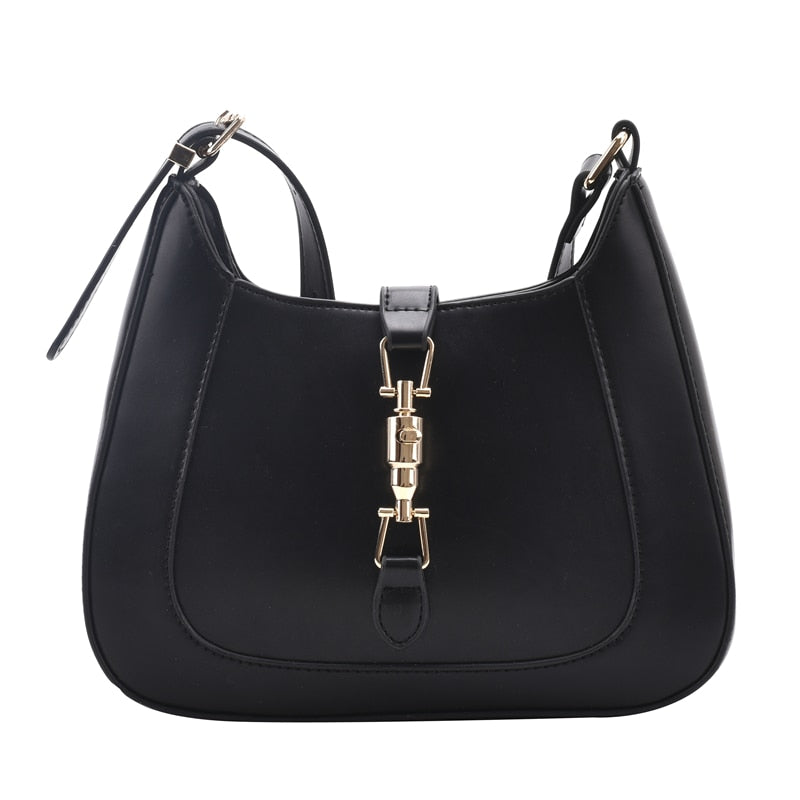 bag with two shoulder straps for underarm or crossbody use