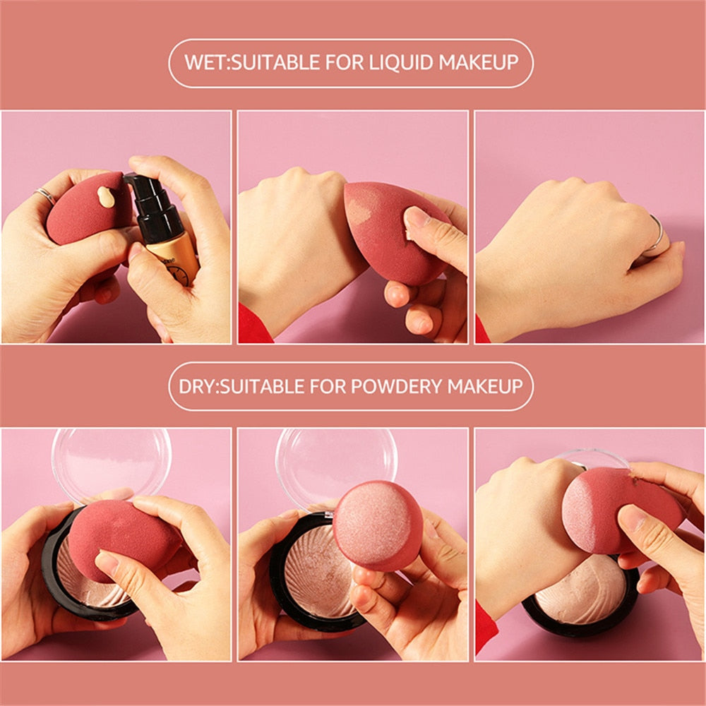 5-Piece Mini Makeup Sponge Set