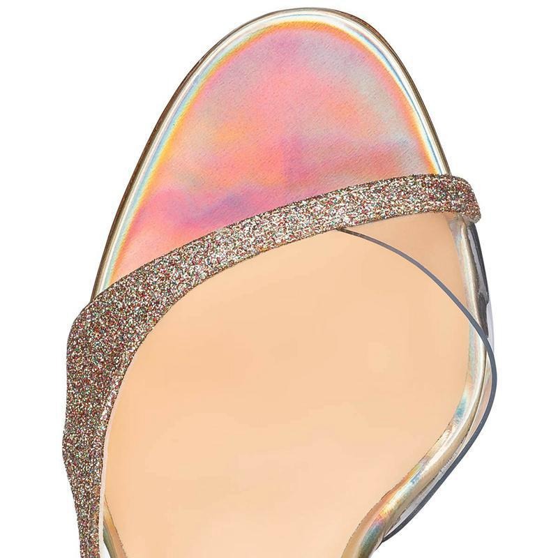 Fashion Sandals Gold Hollow Out Thin Heel For Women