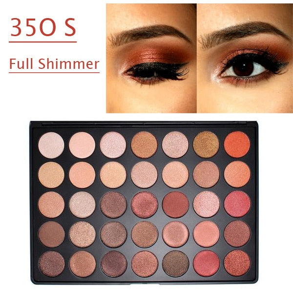 35-color eyeshadow palette open