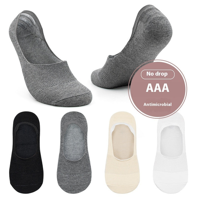 5 Pairs Of Invisible Boat Socks Tight Women Summer...