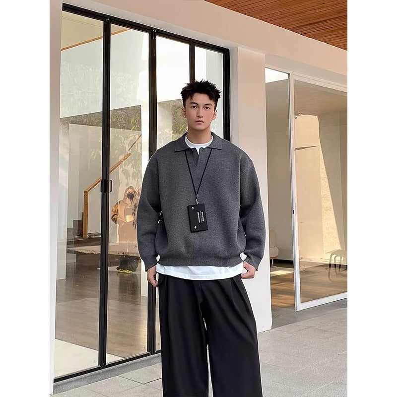 SmaColor Crewneck Sweater for Men.