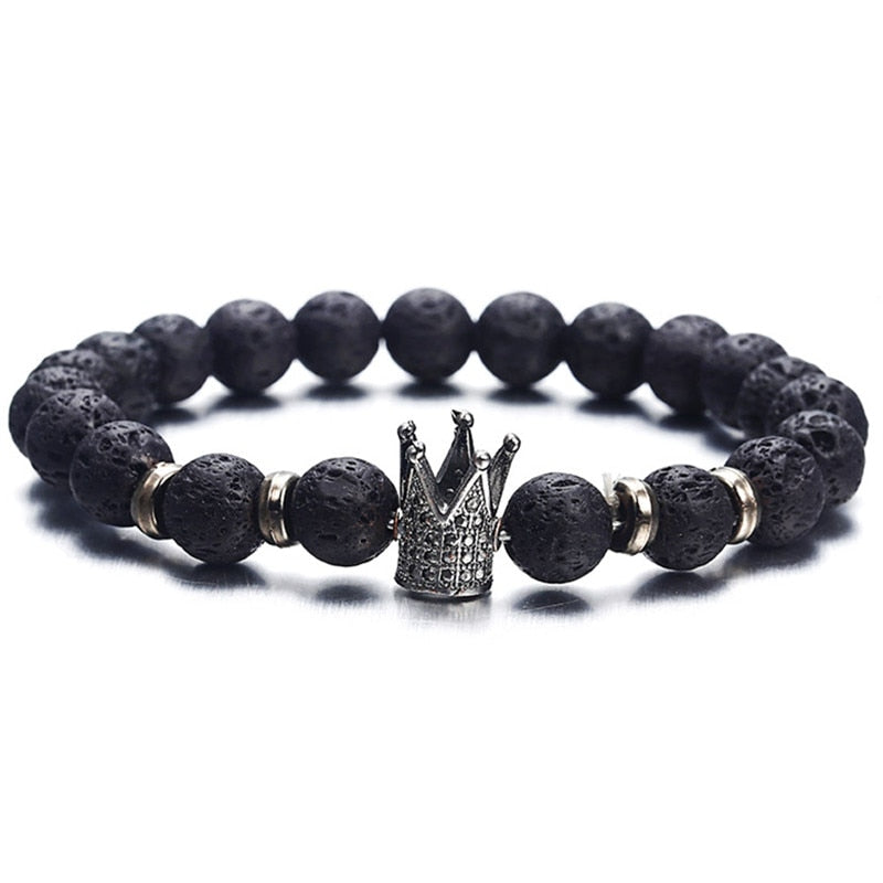 Fashion Beaded Women Men Bracelets Simple Classic Round Bead Charm & Bangles For Men Handmade Accessories Gift