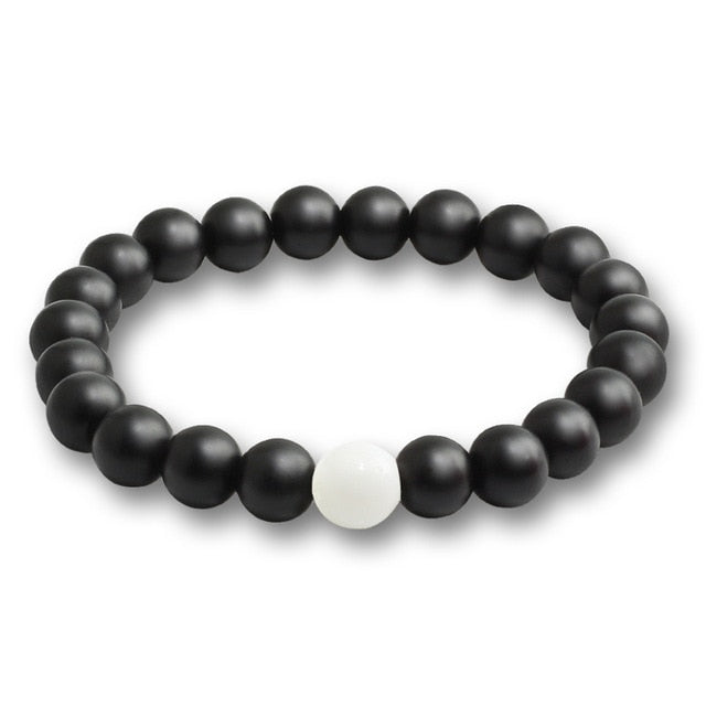 Black Lava Natural Stone Beads Bracelets for Women Vintage Design Volcanic Rock Tiger Eye Bead Strand Bracelet Men Jewelry Gifts