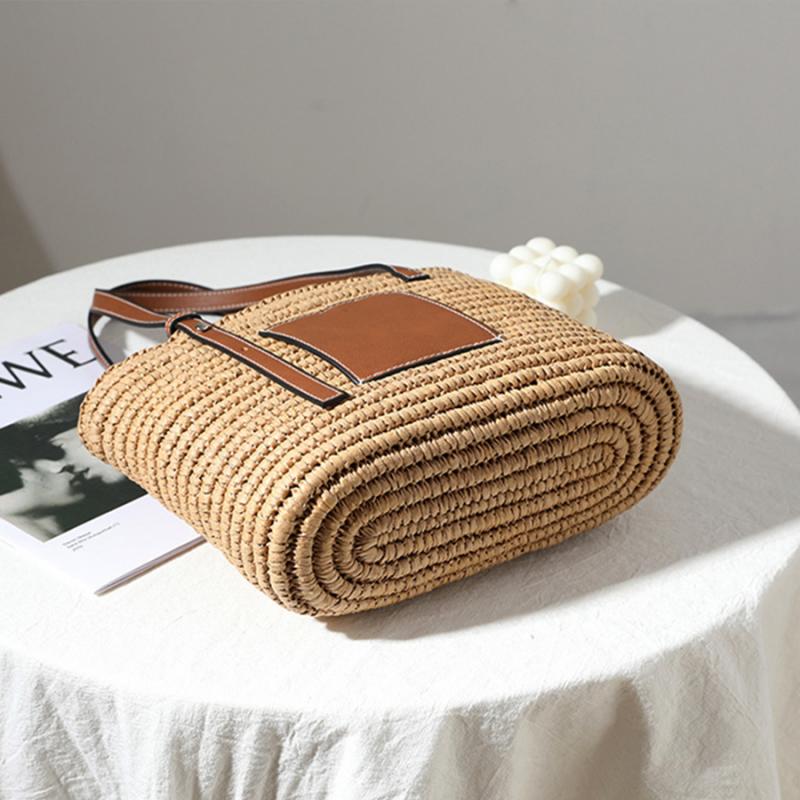 Bohemian Straw Beach Tote