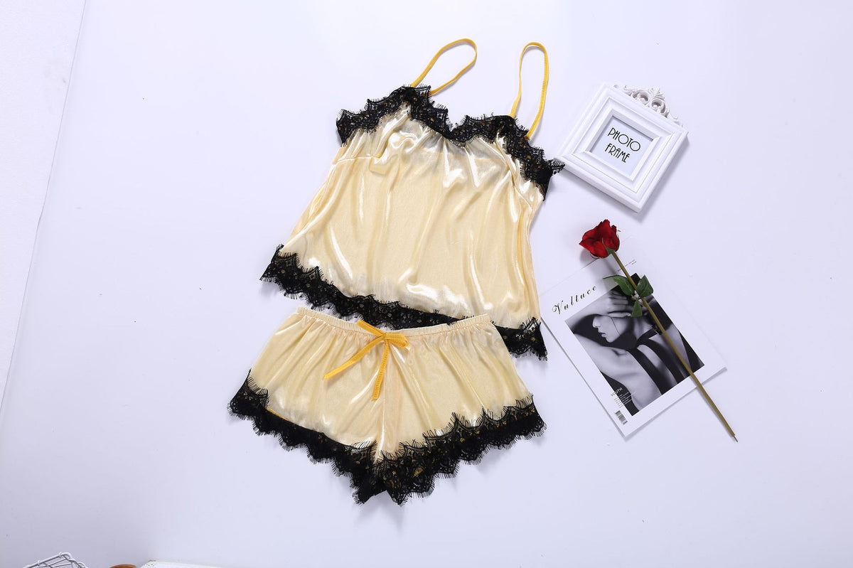 Lace V-Neck Nightgown