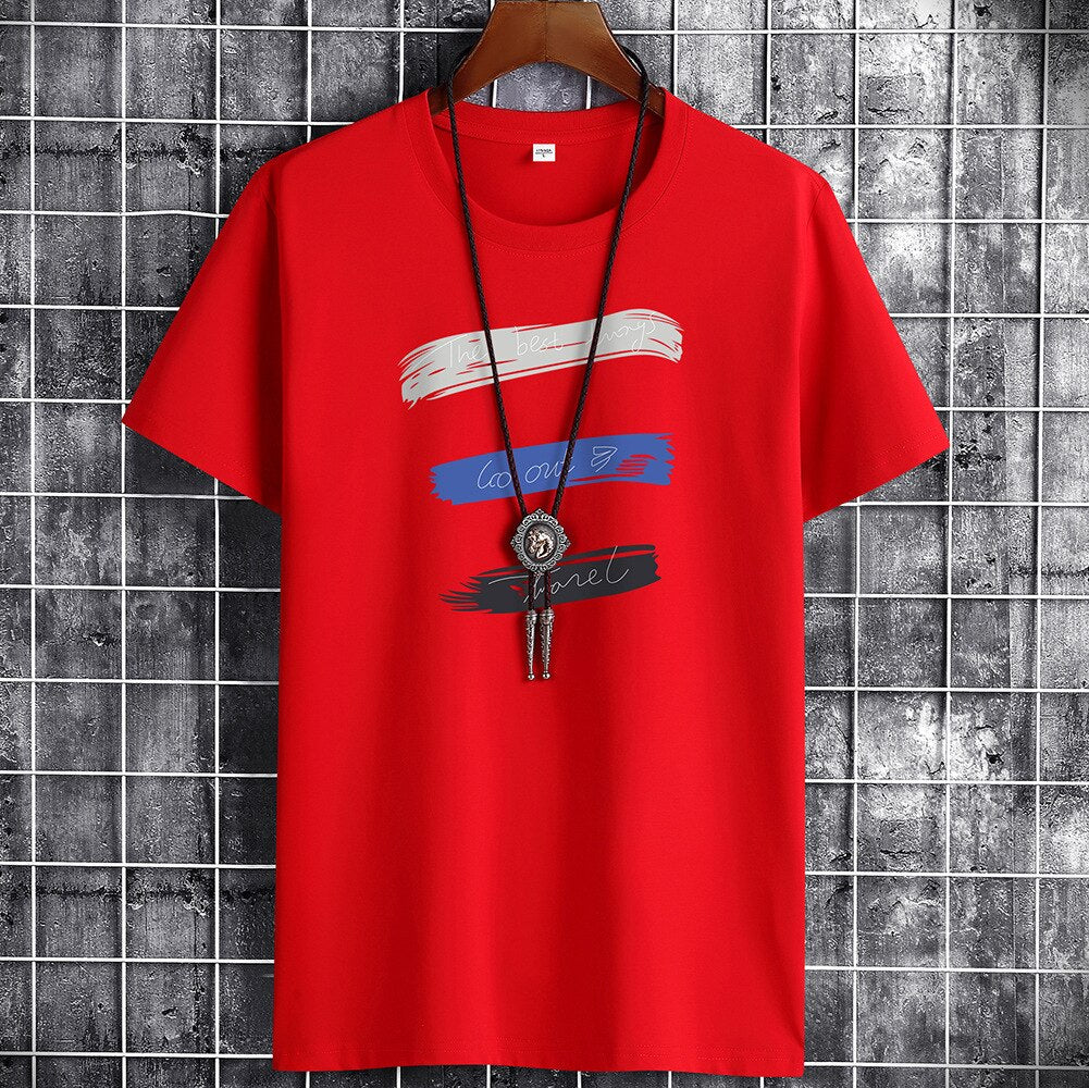 men's oversized anime graphic t-shirt