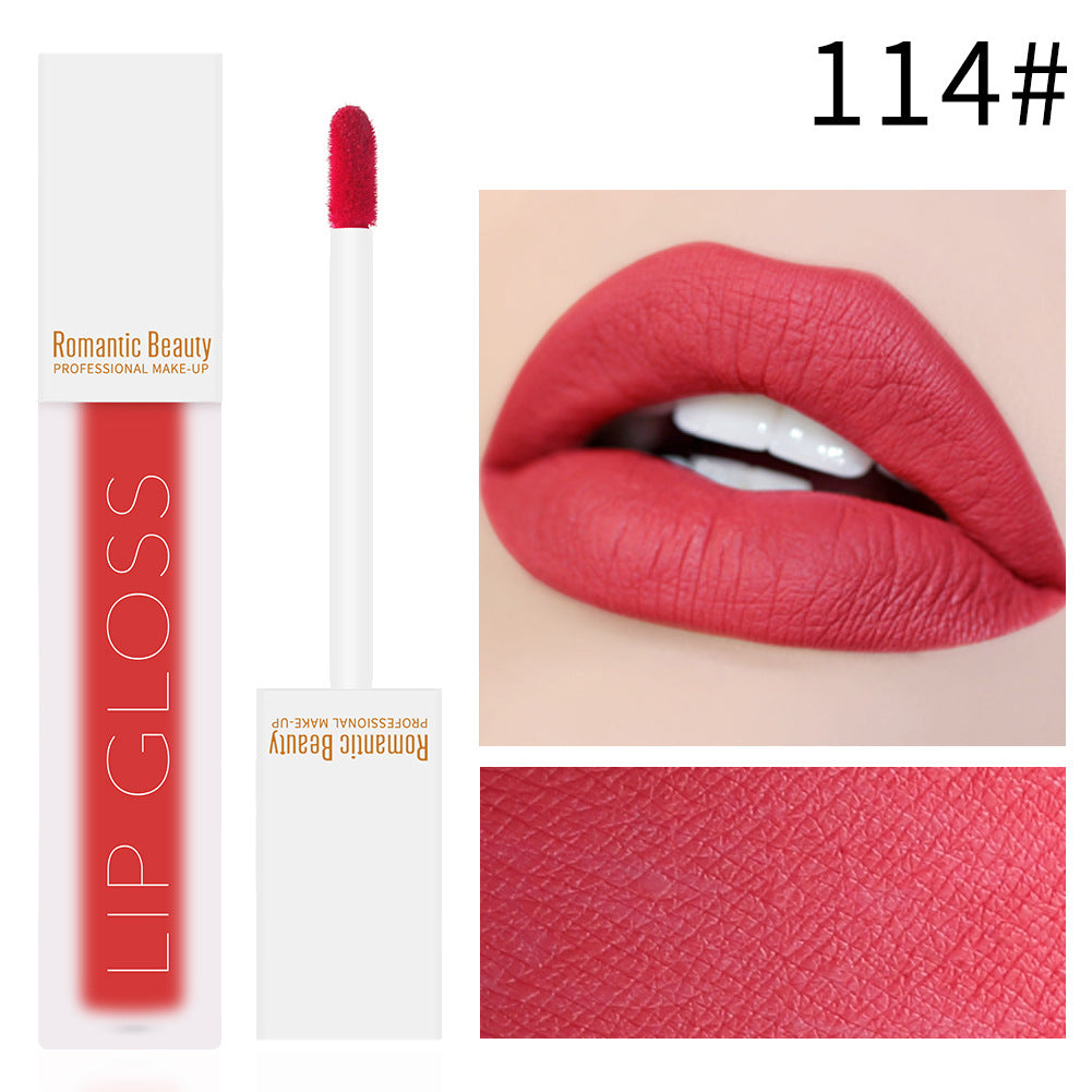 tube of velvet matte lip glaze