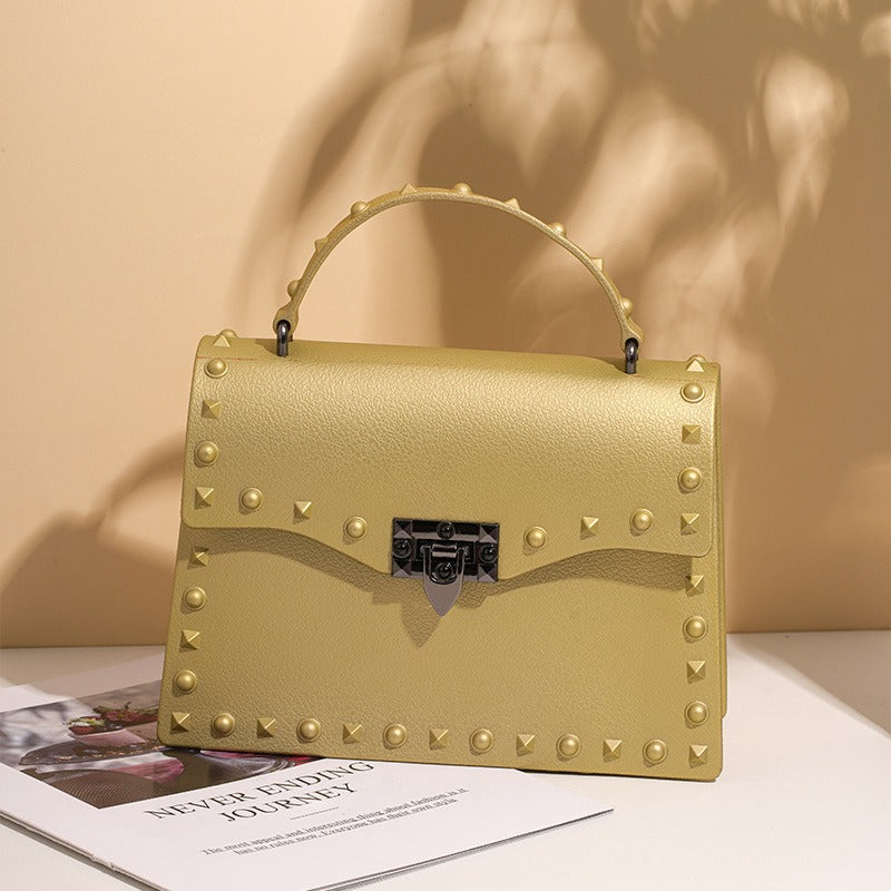 mini PVC jelly chain shoulder bag