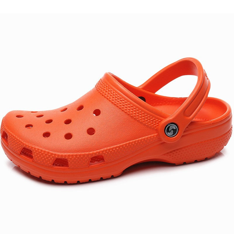 Summer Star New Dieter Hole Shoes Men's Beach Sandals Women's Flat Garden Jelly
