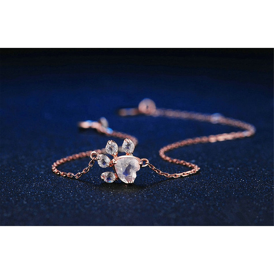 New Fashoin Bracelet Jewelry Tassut Cat Dog Paw Claw Lovely Animal Bracelets for Women pulseras