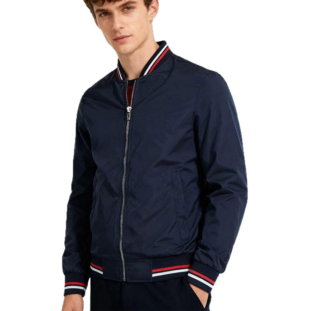 Baseball Collar Jacket Men.