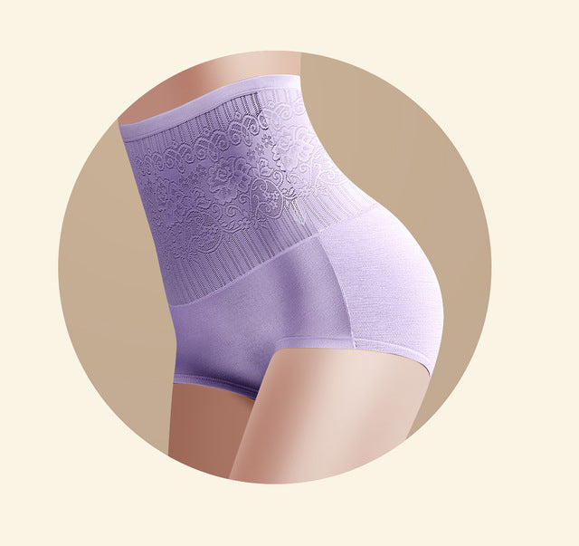 high waist seamless shaping panties