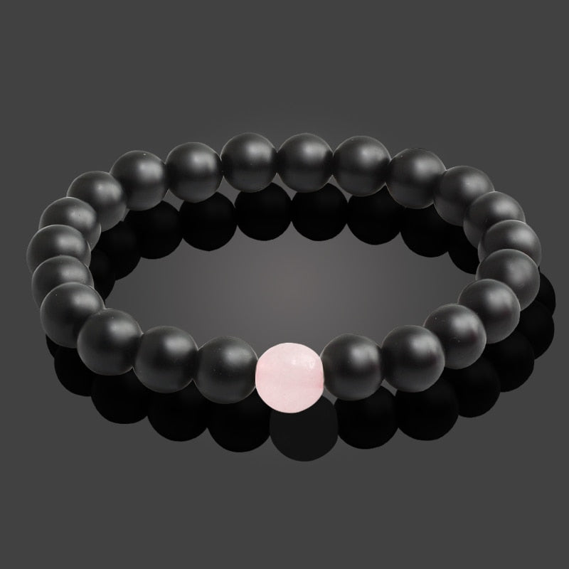 Black Lava Natural Stone Beads Bracelets for Women Vintage Design Volcanic Rock Tiger Eye Bead Strand Bracelet Men Jewelry Gifts