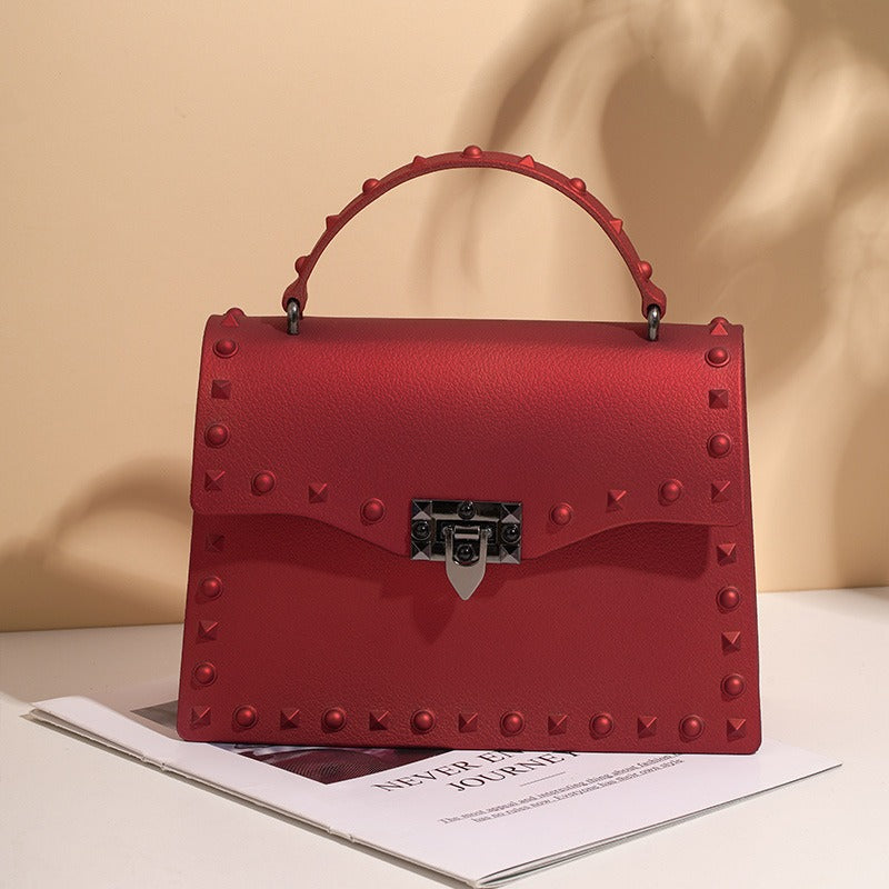 mini PVC jelly chain shoulder bag