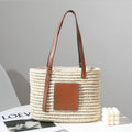 Bohemian Straw Beach Tote