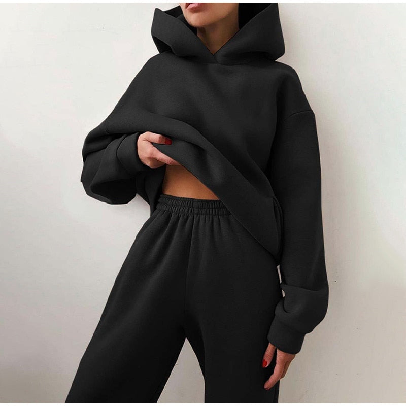 Ensemble Oversized Polaire