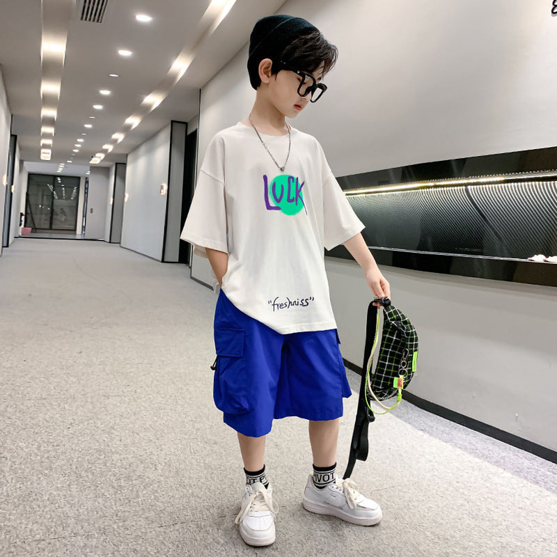 Boy's T-Shirt Casual Short Sleeve Clothing for Kids.