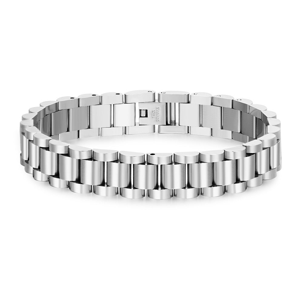 Bracelets, stainless steel minimalist punk style couple accessories