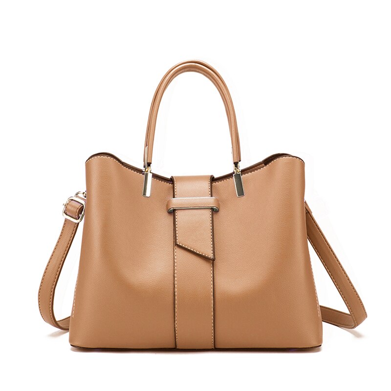 classic pu leather messenger bag