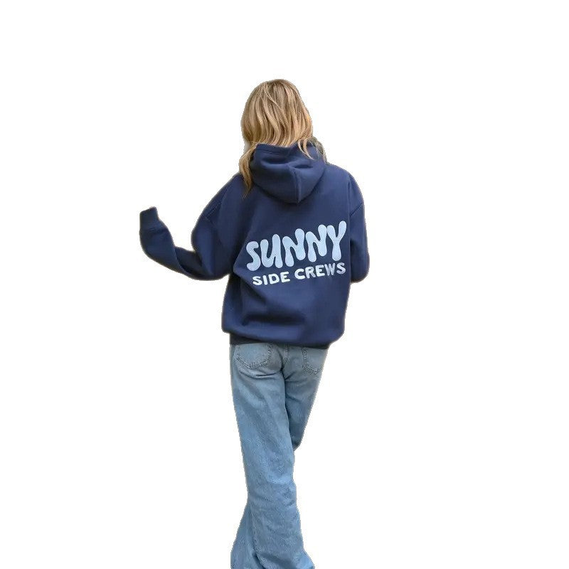 Hot Selling Women's Long Sleeve Crew Neck Printed Hoodie S-5XL