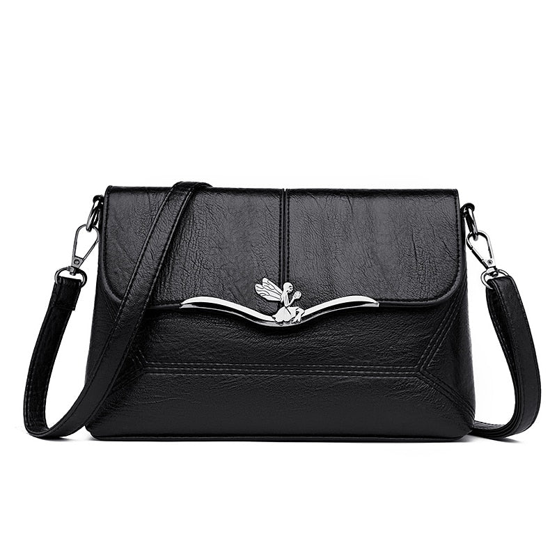 soft leather small crossbody tote