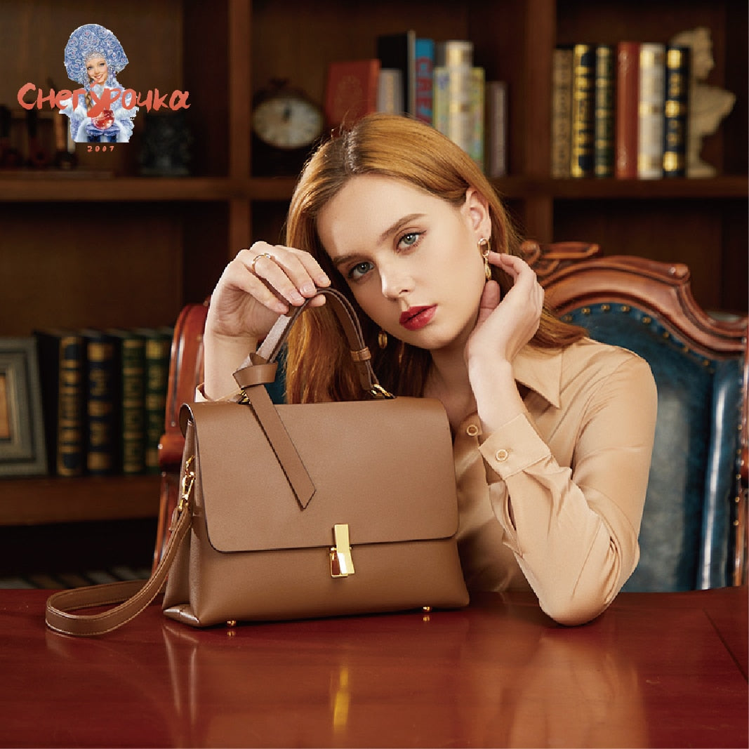 retro large capacity women's shoulder bag