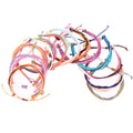 waterproof wax cord friendship bracelets Bohemian braided bracelet for teenagers wave summer fashion jewelry