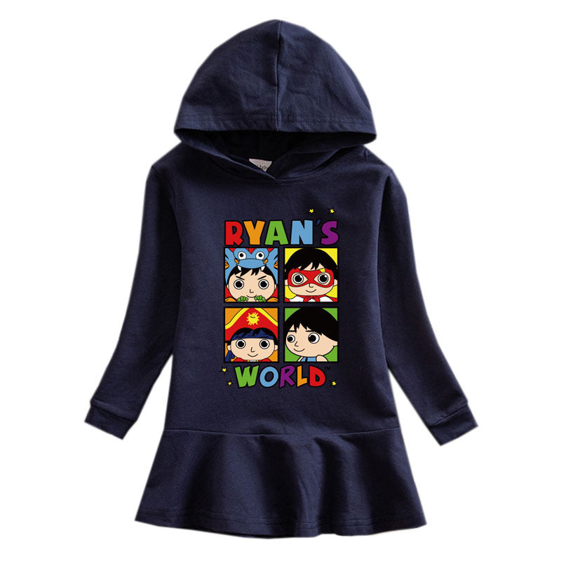 Fille à capuche Robe de critique des jouets de Ryan