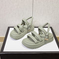 Summer New Sandals Women's Black Two-Wear Beach Shoes All-Match Outer Wear