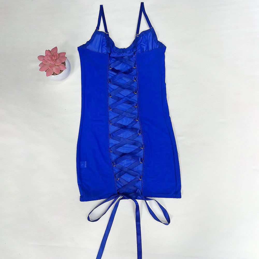 sheer mesh see-through jumpsuit