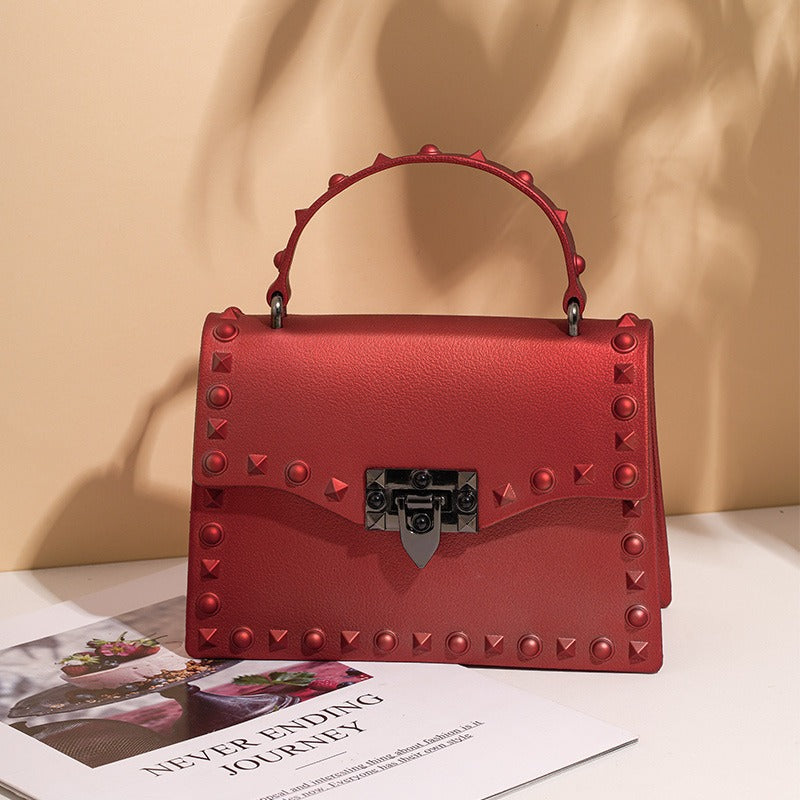 mini PVC jelly chain shoulder bag