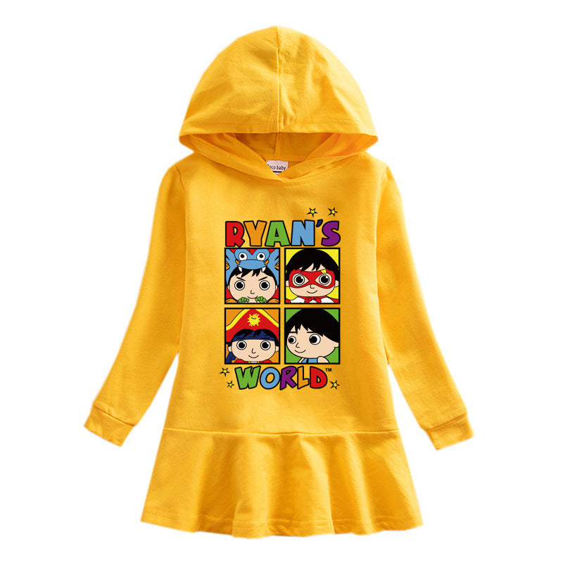 Fille à capuche Robe de critique des jouets de Ryan
