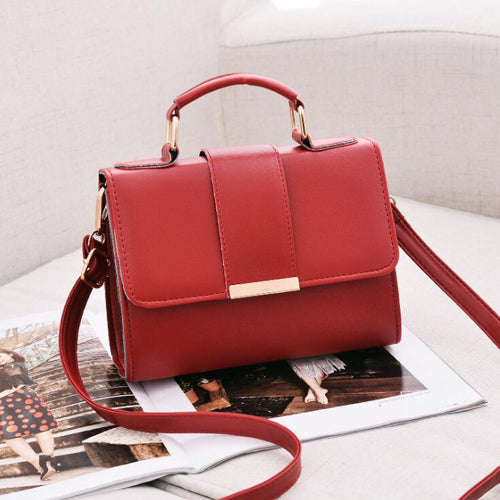 PU flap crossbody shoulder bag small