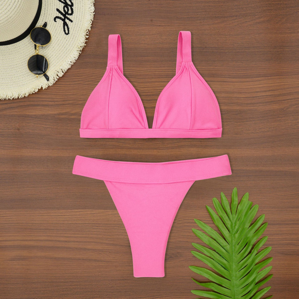 high-waisted lingerie-style swimsuit
