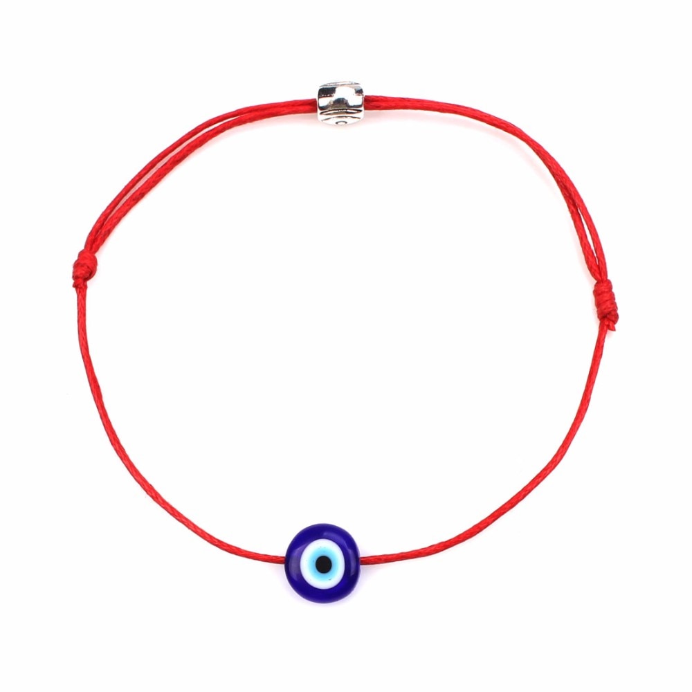 Turkish Lucky Evil Eye Bracelets For Women 6 Colors Handmade Braided Rope Jewelry Red Bracelet Female