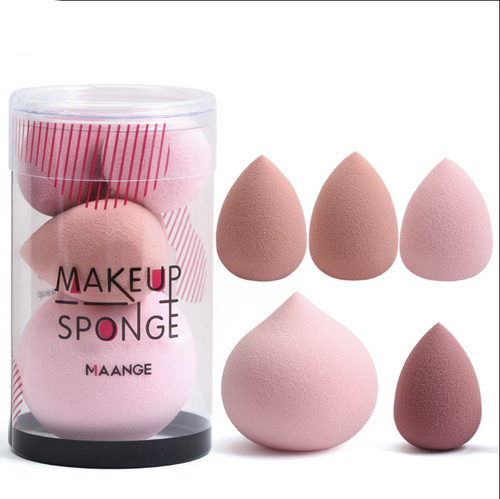 five makeup blending sponges