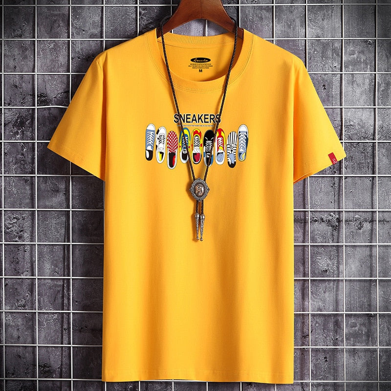 Anime Goth Oversized Graphic T Shirt Summer for Men Clothing