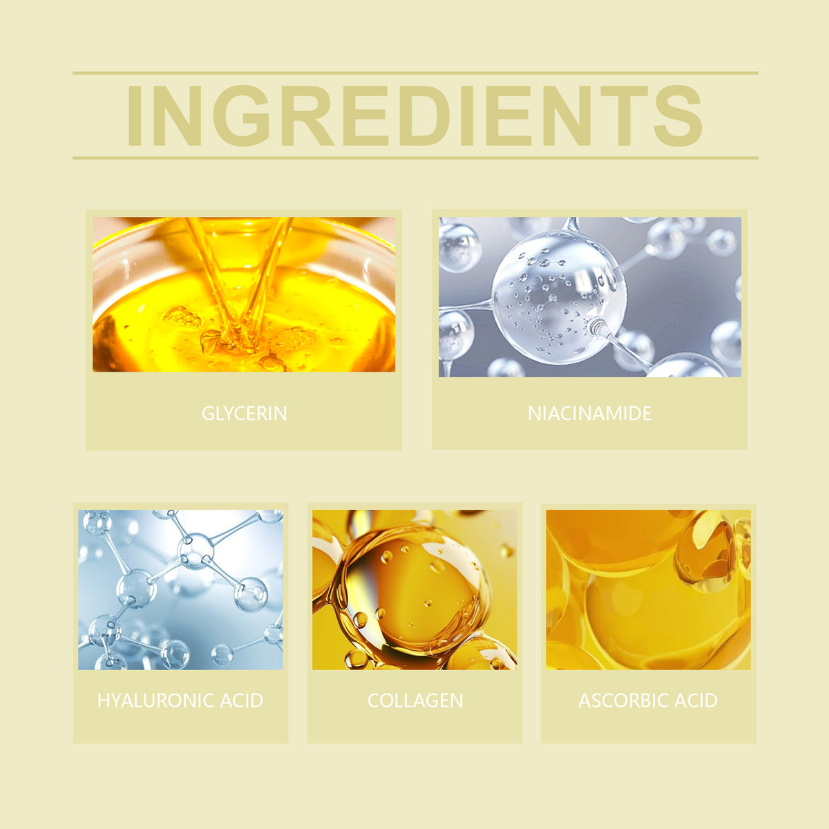 Coffret Masques Visage Niacinamide & Vitamine C
