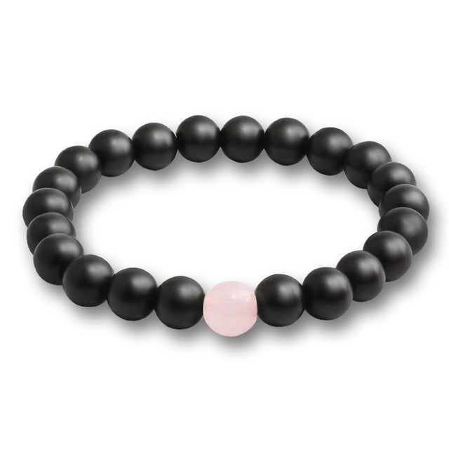 Black Lava Natural Stone Beads Bracelets for Women Vintage Design Volcanic Rock Tiger Eye Bead Strand Bracelet Men Jewelry Gifts