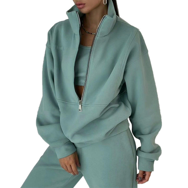Women's fleece hoodie with matching pants