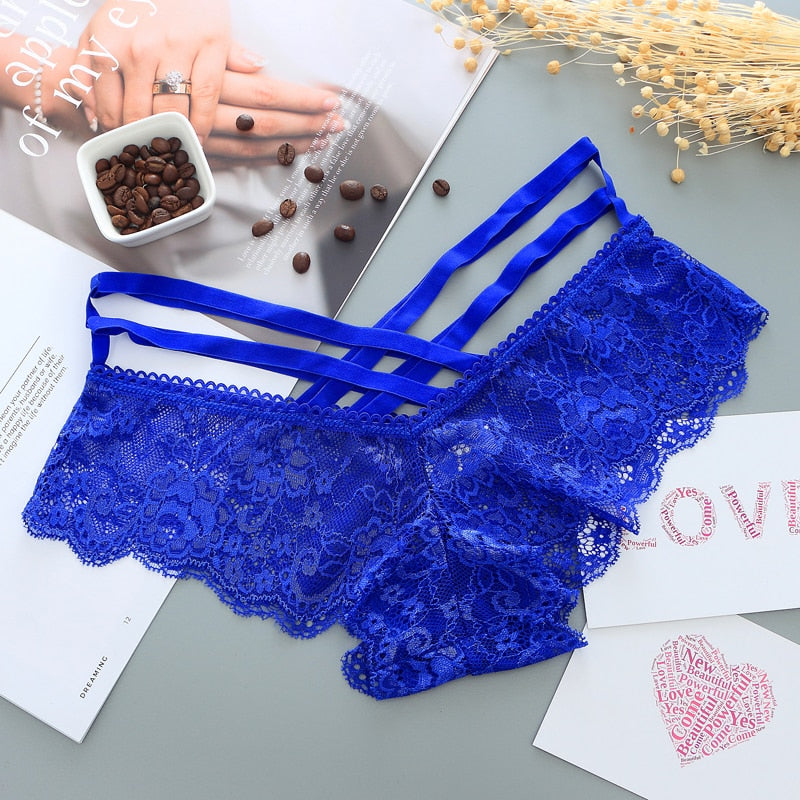 String Taille Basse à Lanières Croisées