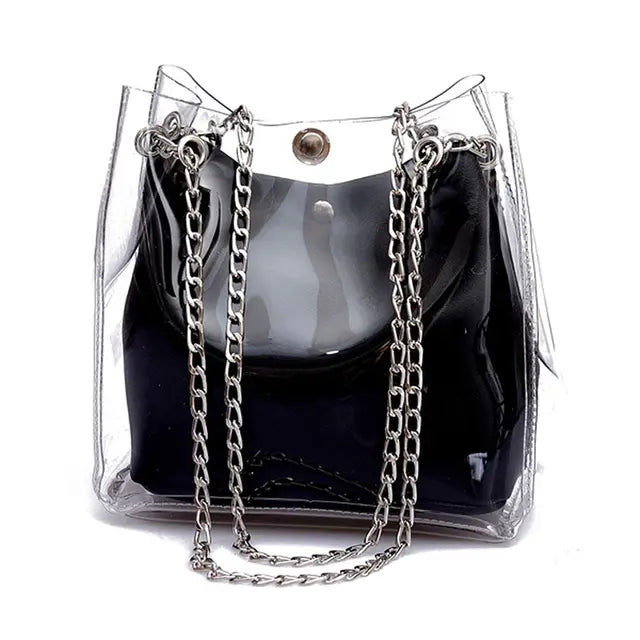 Mini Bucket Bag Transparente