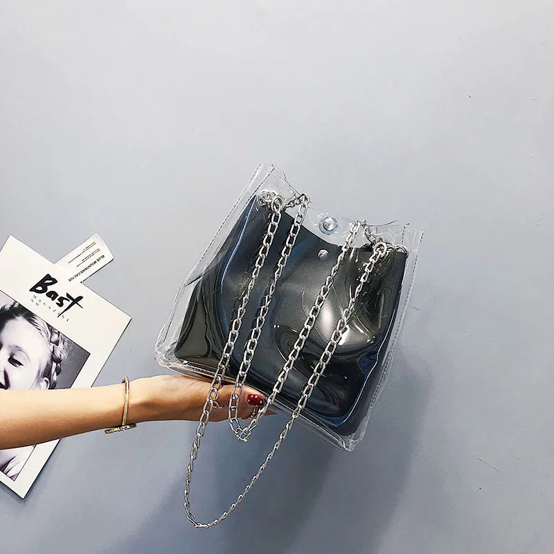 Mini Bucket Bag Transparente