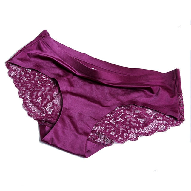 seamless lace women's briefs