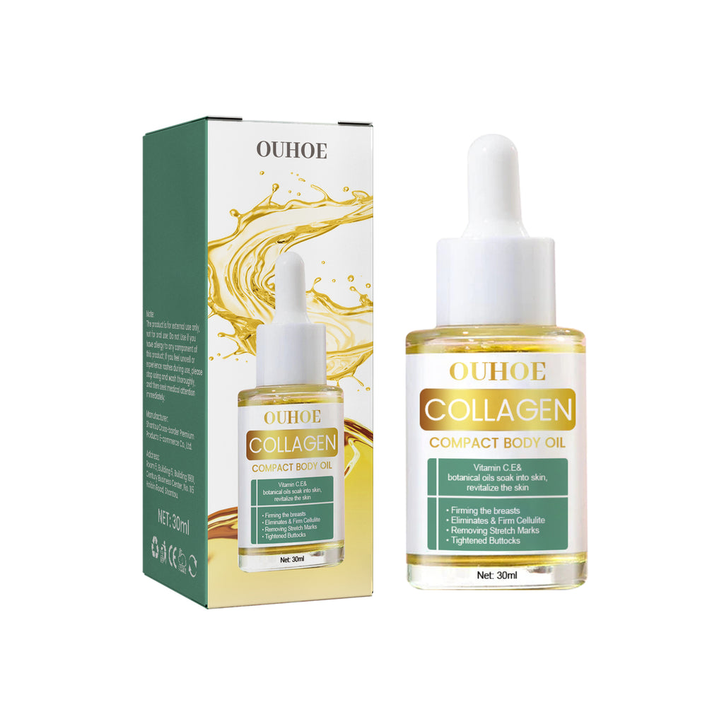bottle of collagen body oil