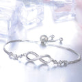 Rhinestone Infinity Bracelet Men's Women's Jewelry Pulsera Diamante Bracelete de diamantes para mulher bracelets