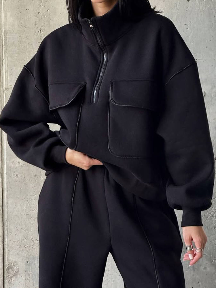 Half-Zip Hoodie Trainingsset