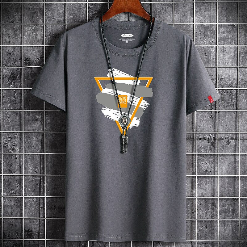 white oversized anime graphic t-shirt