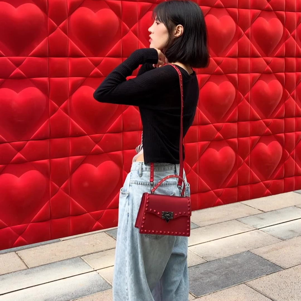 mini PVC jelly chain shoulder bag
